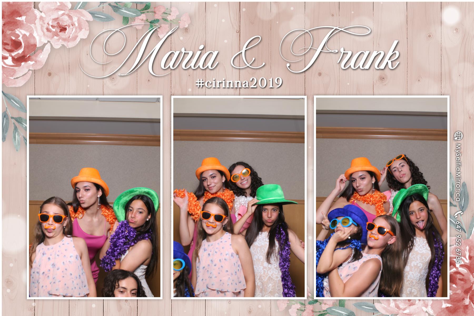 Wedding of Frank and Maria  | View more photos from the event at gallery.myselfiemirror.ca/u/romanmyselfiemirrorca/Wedding-of-Frank-and-Maria